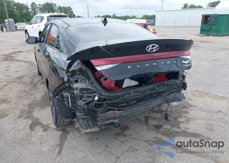 2021 Hyundai Elantra Limited из США, поврежденный, VIN KMHLP4AG2MU072291